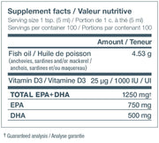 Ascenta NutraSea+D Apple Liquid Omega-3 500ml