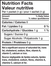 Krisda Stevia Extract Natural Sweetener 1G 100 Packets