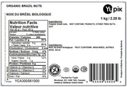 Yupik Organic Brazil Nuts 1kg