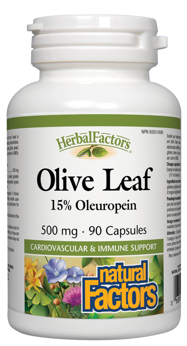 Natural Factors Olive Leaf 90Cap