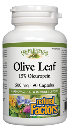 Natural Factors Olive Leaf 90Cap