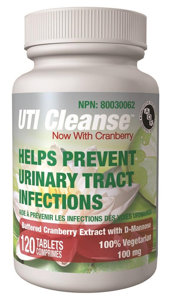 AOR UTI Cleanse Cranberry 100mg 120tabs