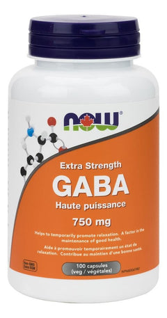 NOW GABA 750MG 100CAPS