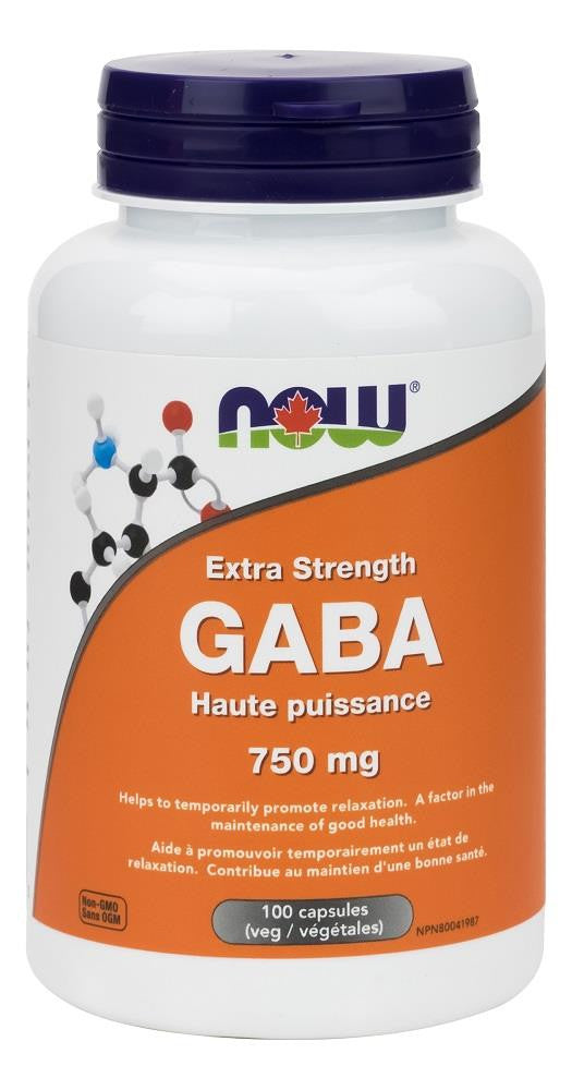 NOW GABA 750MG 100CAPS