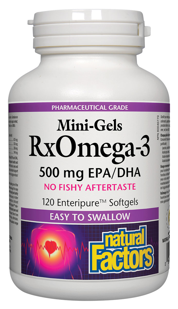 Natural Factors Mini-Omegas 120SG