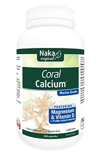 Naka Coral Calcium with Magnesium & Vitamin D 180caps