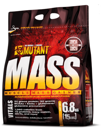 Mutant Mass Gainer Triple Chocolate 15lbs