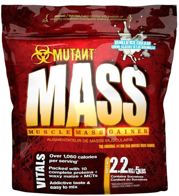 Mutant Mass Gainer Vanilla Ice Cream 15lbs