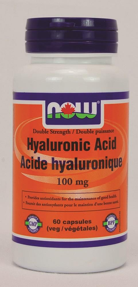 NOW Hyaluronic Acid 100mg 60Vcaps