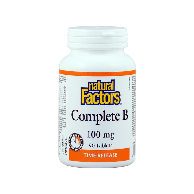 Natural Factors Complete B 90Tab