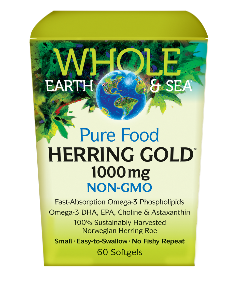 Whole Earth and Sea Herring Gold 1000MG 60SG
