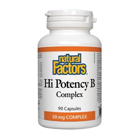 Natural Factors Hi Potency B Complex 90Cap