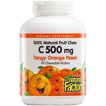 NATURAL FACTORS C 500 TANGY ORANGE