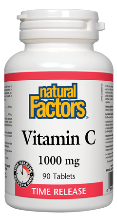 NATURAL FACTORS TIME RELEASE C 90 TAB