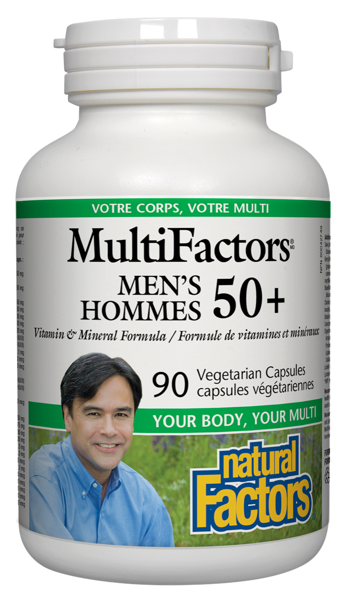 Natural Factors MultiFactors Mens 50+ 90Caps