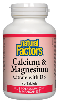 Natural Factors Cal-Mag-D 90Tab
