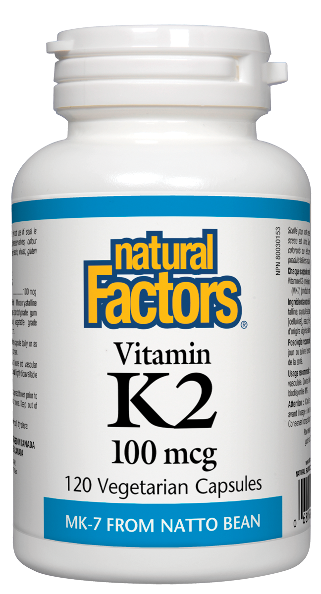 Natural Factors Vitamin K2 120Caps