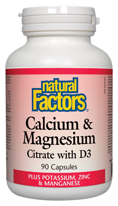 Natural Factors Cal-Mag-D 90Cap