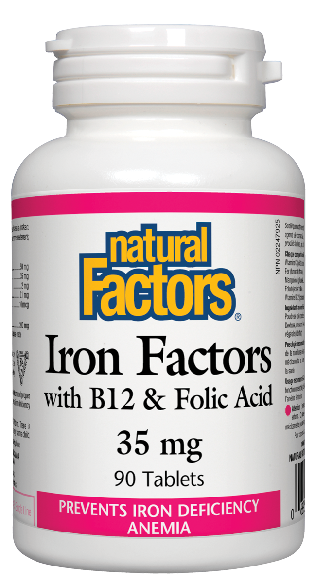 Natural Factors Iron Factors 90Tab