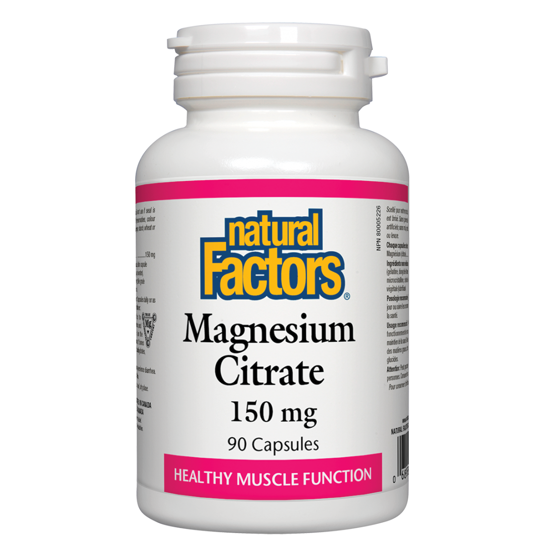 Natural Factors Magnesium Citrate 90Cap