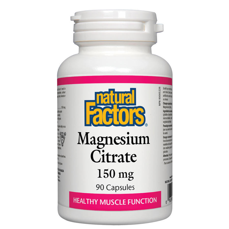 Natural Factors Magnesium Citrate 90Cap