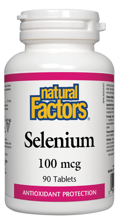 NATURAL FACTORS SELENIUM 90TABS