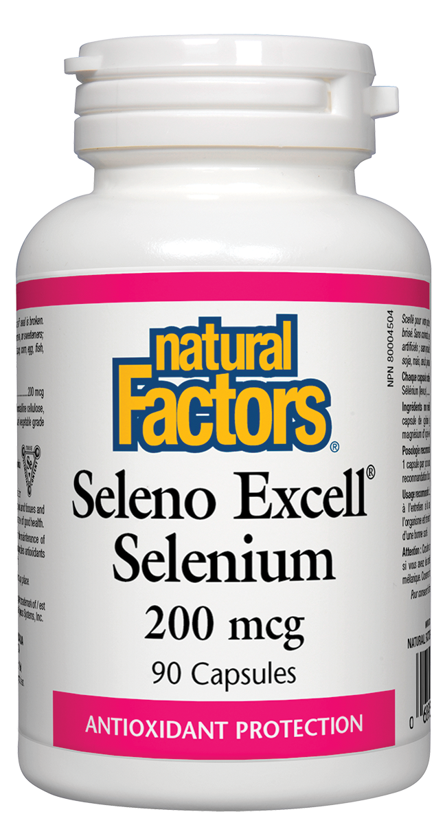 NATURAL FACTORS SELENO EXCELL SELENIUM 90 CAPS