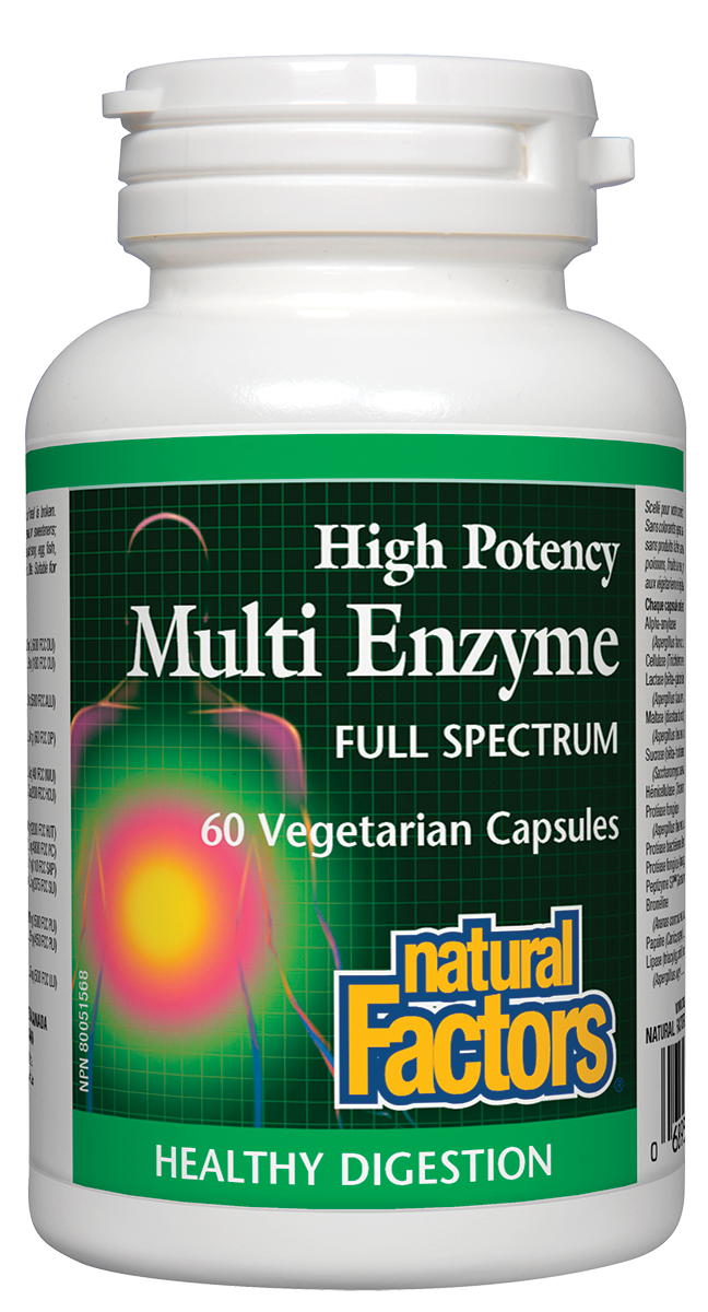 Natural Factors Multi Enzyme 60Cap