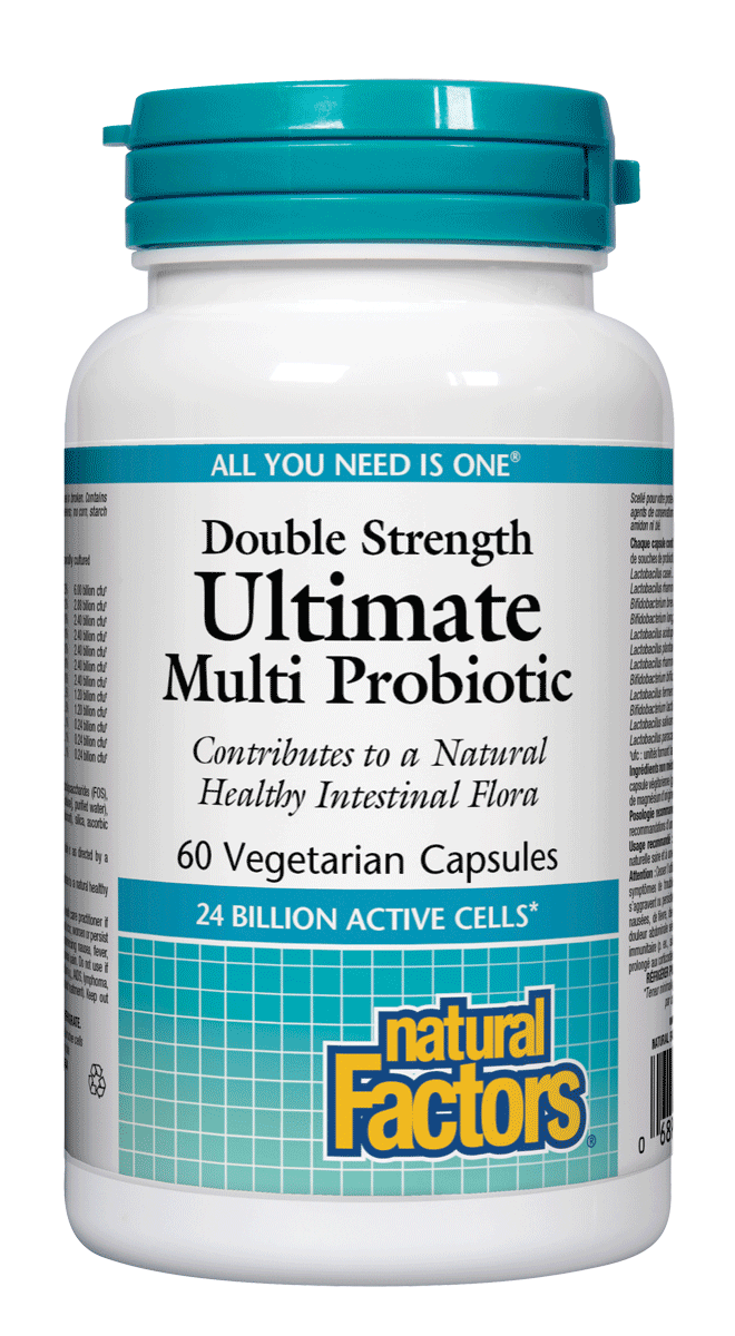 Natural Factors Ultimate Multi Probiotic 60 Vegetarian Capsules
