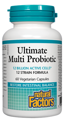 Natural Factors Ultimate Multi Probiotic 60 Vegetarian Capsules
