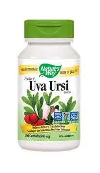 Nature's Way UVA Ursi Leaves 450mg 100caps