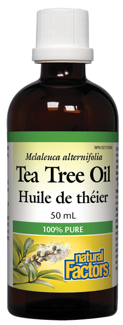 NATURAL FACTORS TEA TREE OIL 50ML