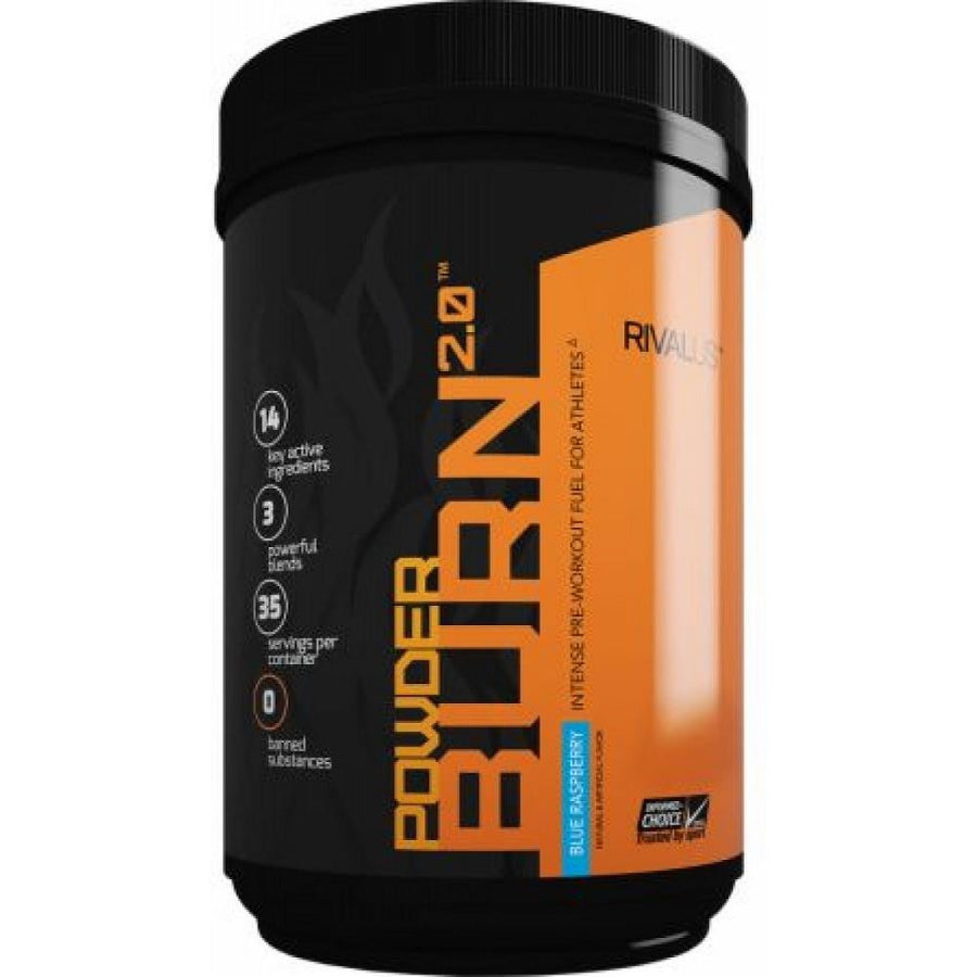 Rivalus Powder Burn 2.0 Blue Raspberry 403g