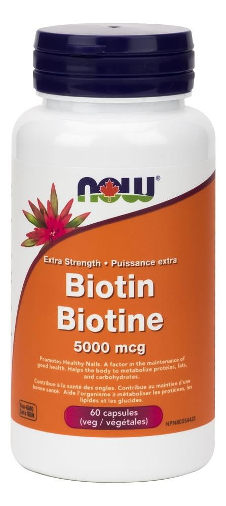 NOW Biotin 5000MCG 60 Caps
