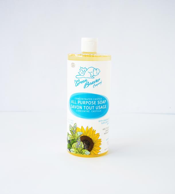 Green Beaver Frosty Mint Castile Liquid Soap 990ML