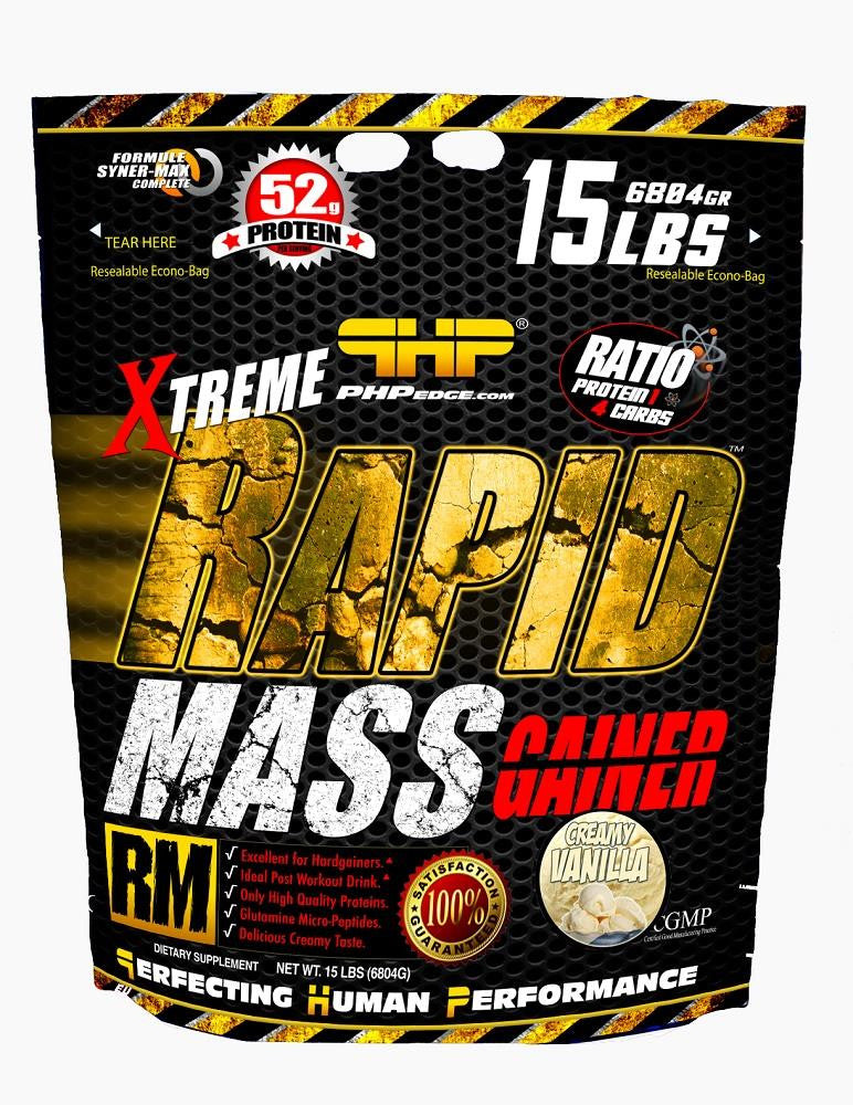PHP Rapid Mass Creamy Vanilla 7.5lbs
