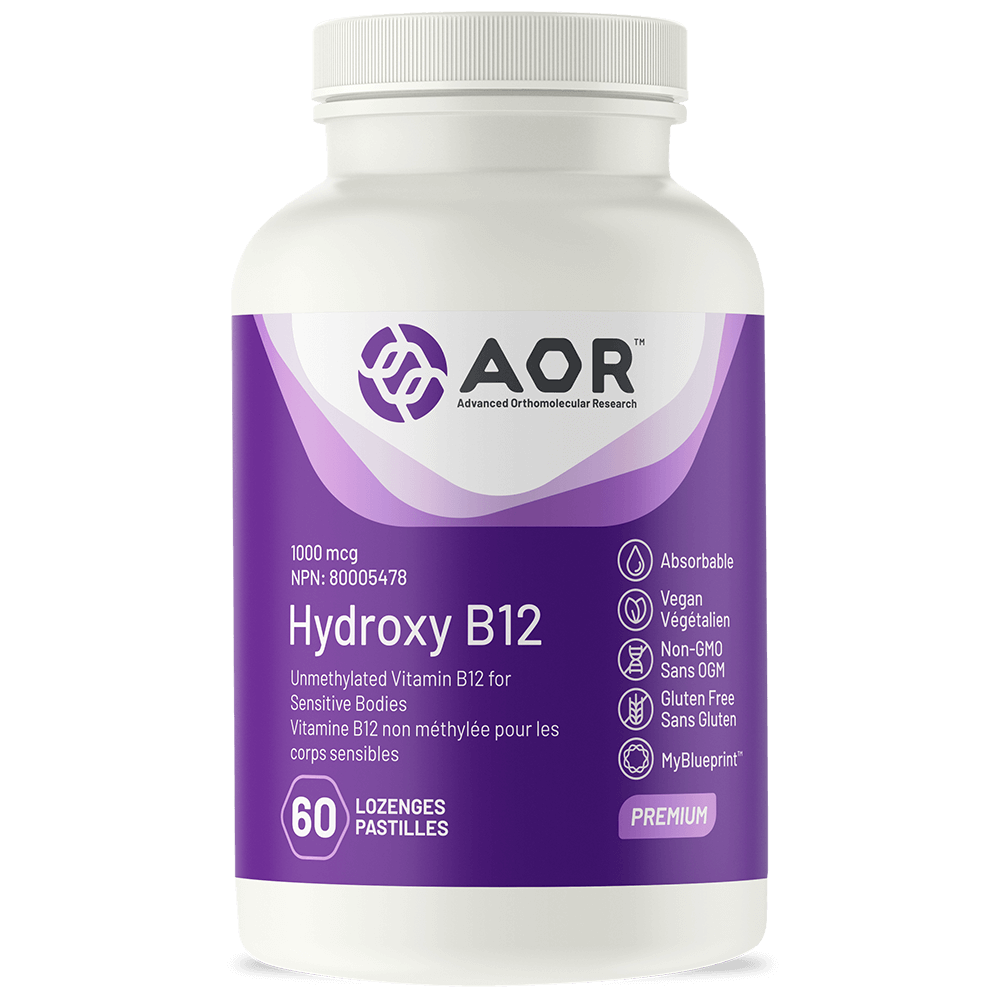A.O.R Hydroxy B12 1000mcg 60Lozenges*