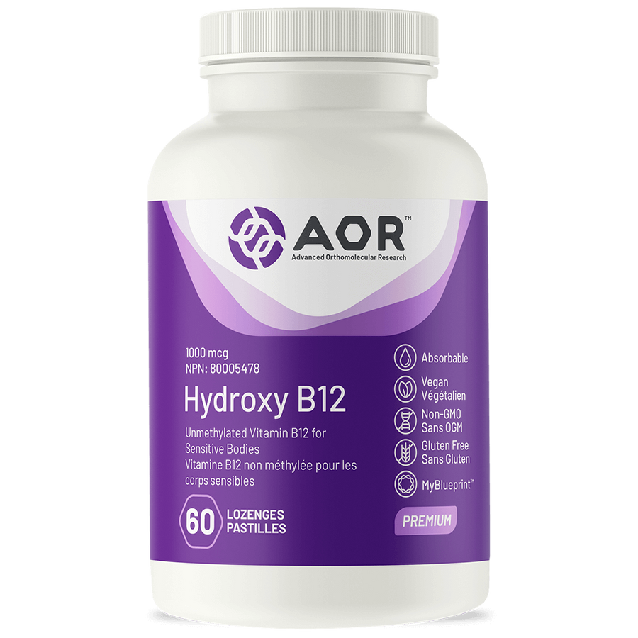 A.O.R Hydroxy B12 1000mcg 60Lozenges*