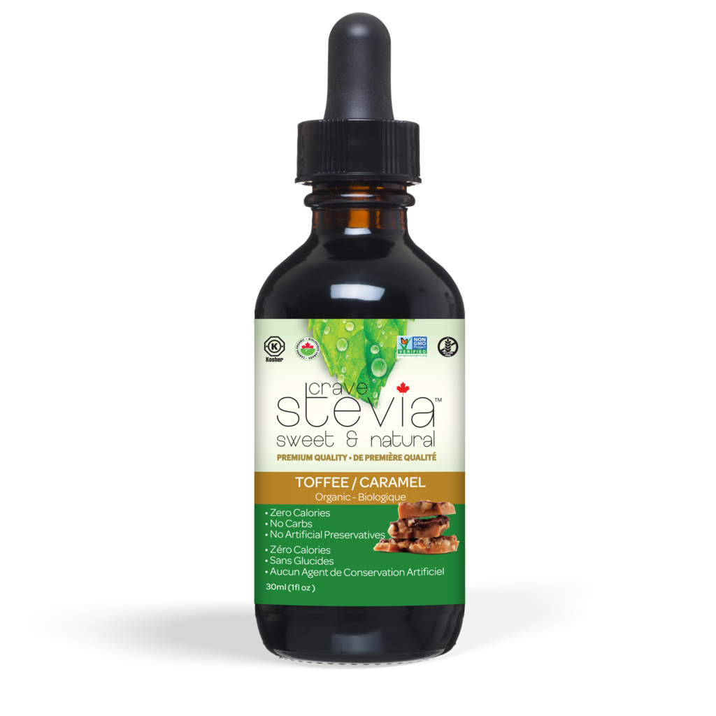 Crave Stevia Toffee Liquid Drops 30ML