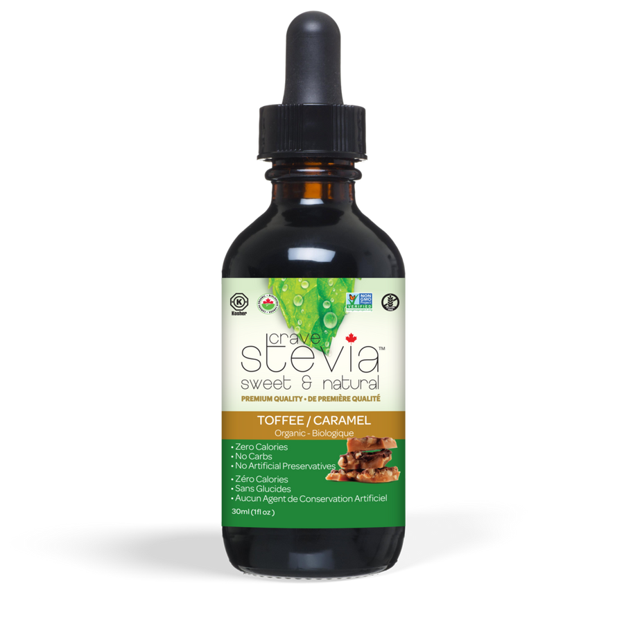Crave Stevia Toffee Liquid Drops 30ML