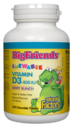 NATURAL FACTORS CHILDREN`S D3 250CHEWS