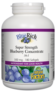 Natural Factors Blueberry Concentrate 90SG