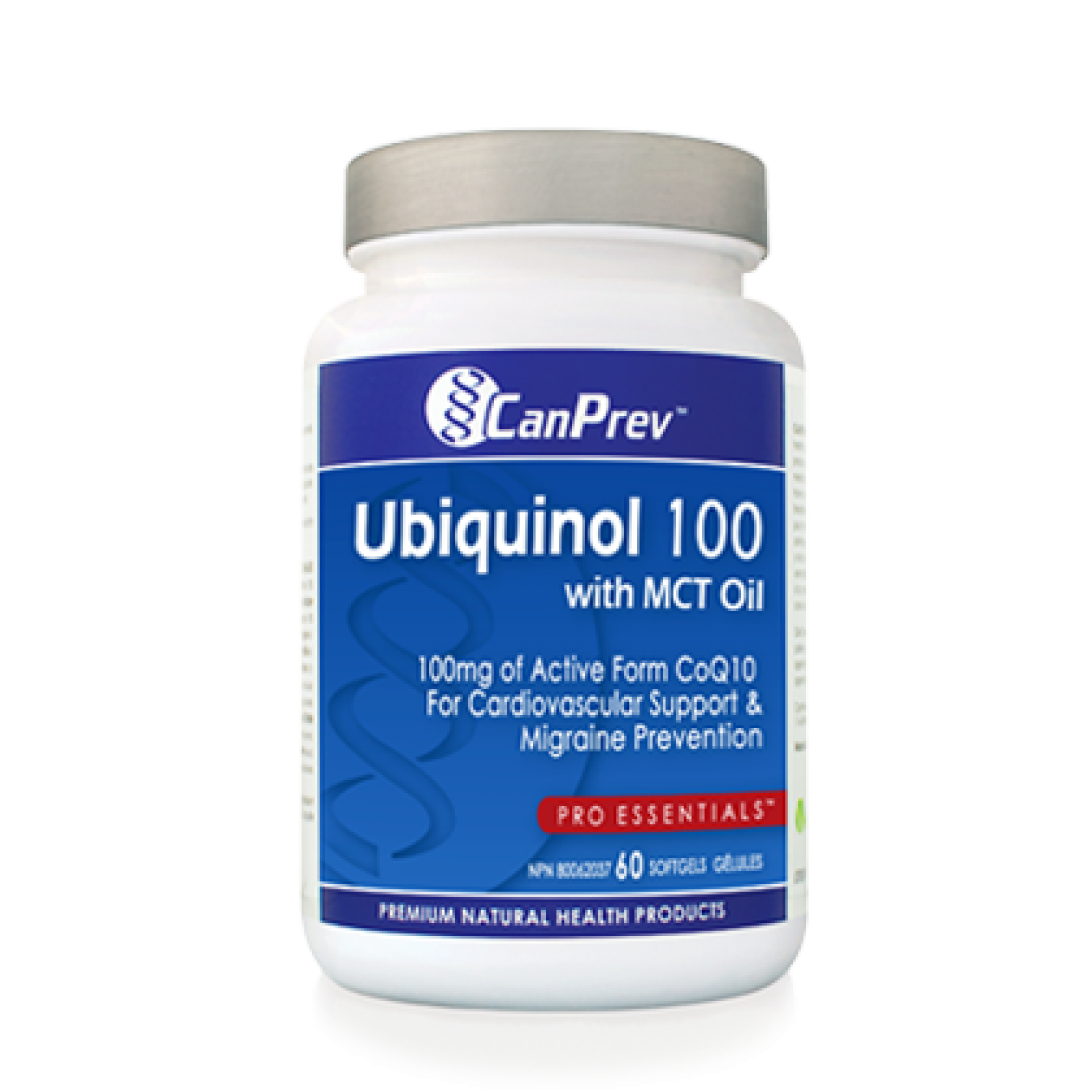 CANPREV UBIQUINOL 100 WITH MCT OIL 60 SOFTGELS