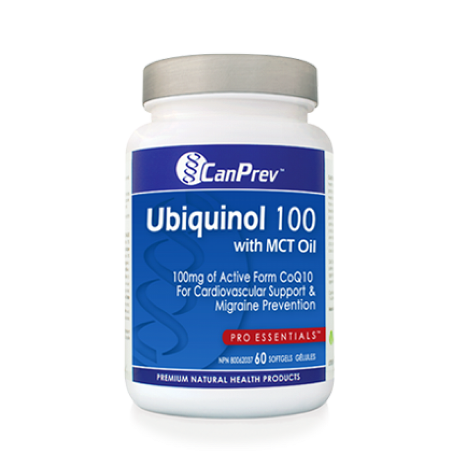 CANPREV UBIQUINOL 100 WITH MCT OIL 60 SOFTGELS