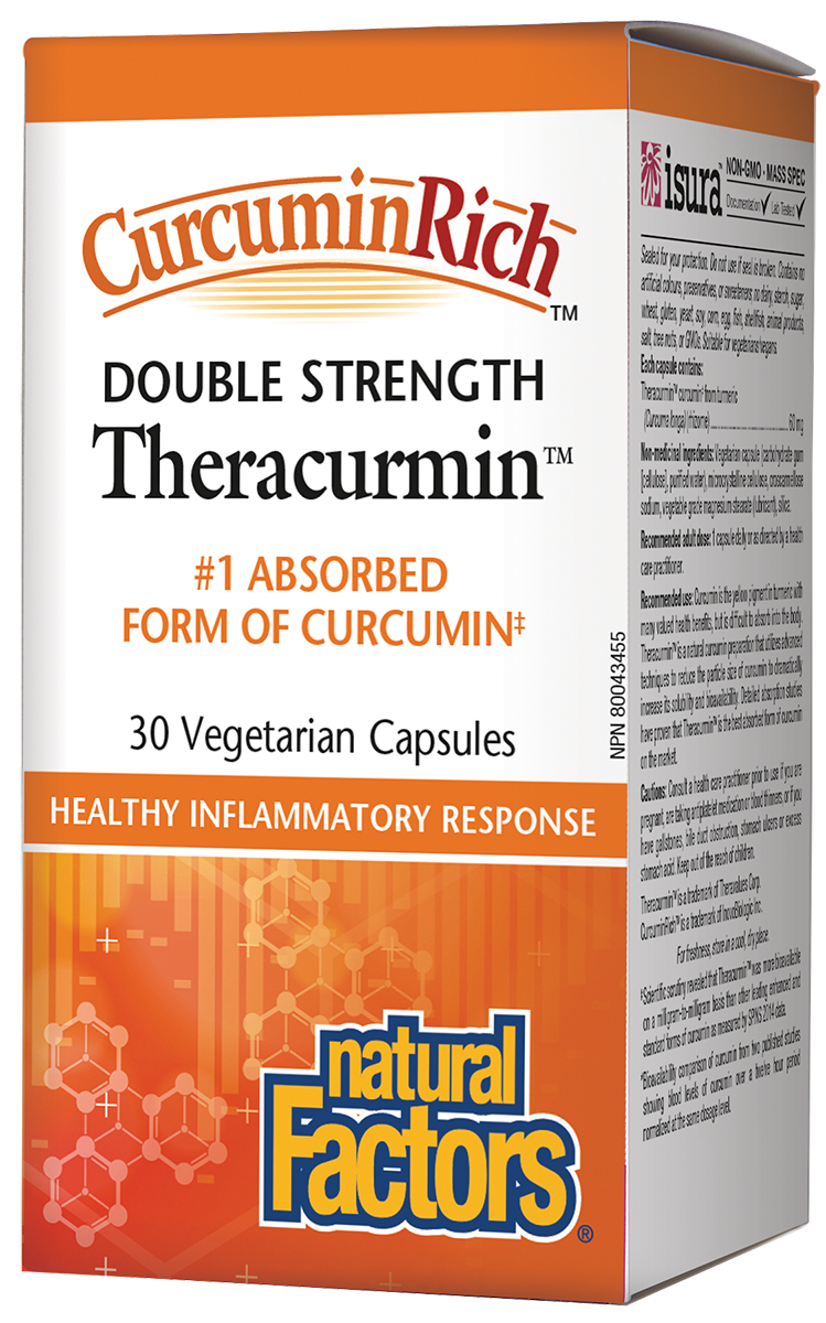Natural Factors Double Strength Theracurmin 30Caps