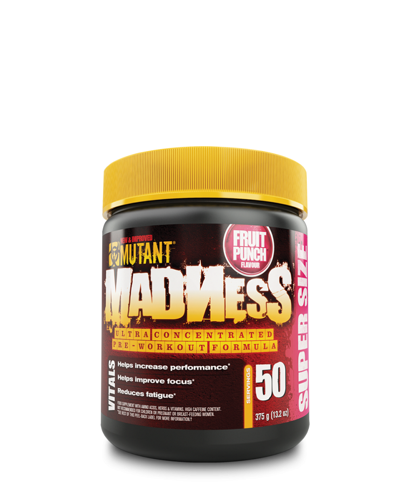 Mutant Madness Pre-Workout Blue Raspberry 375g