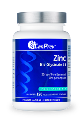 CanPrev Zinc Bisglycinate 25 120Vcaps