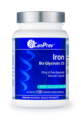 CanPrev Iron Bisglycinate 25 120VCaps