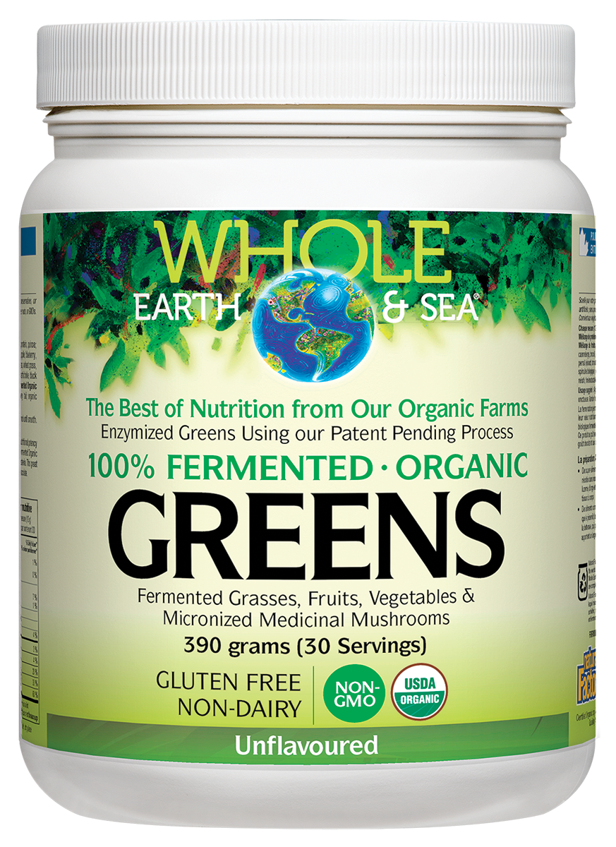 Whole Earth and Sea Fermented Organic Greens - Unflavoured