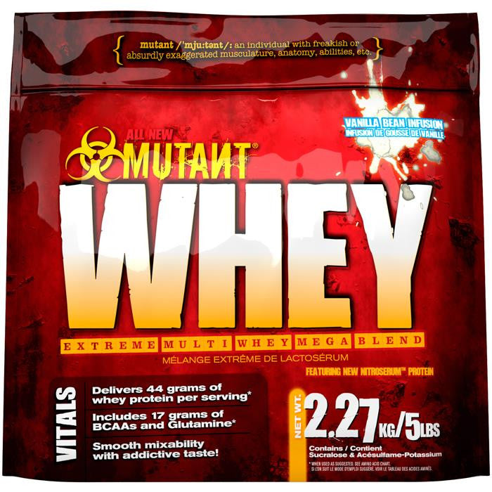 Mutant Whey Vanilla Bean Infusion 5lbs